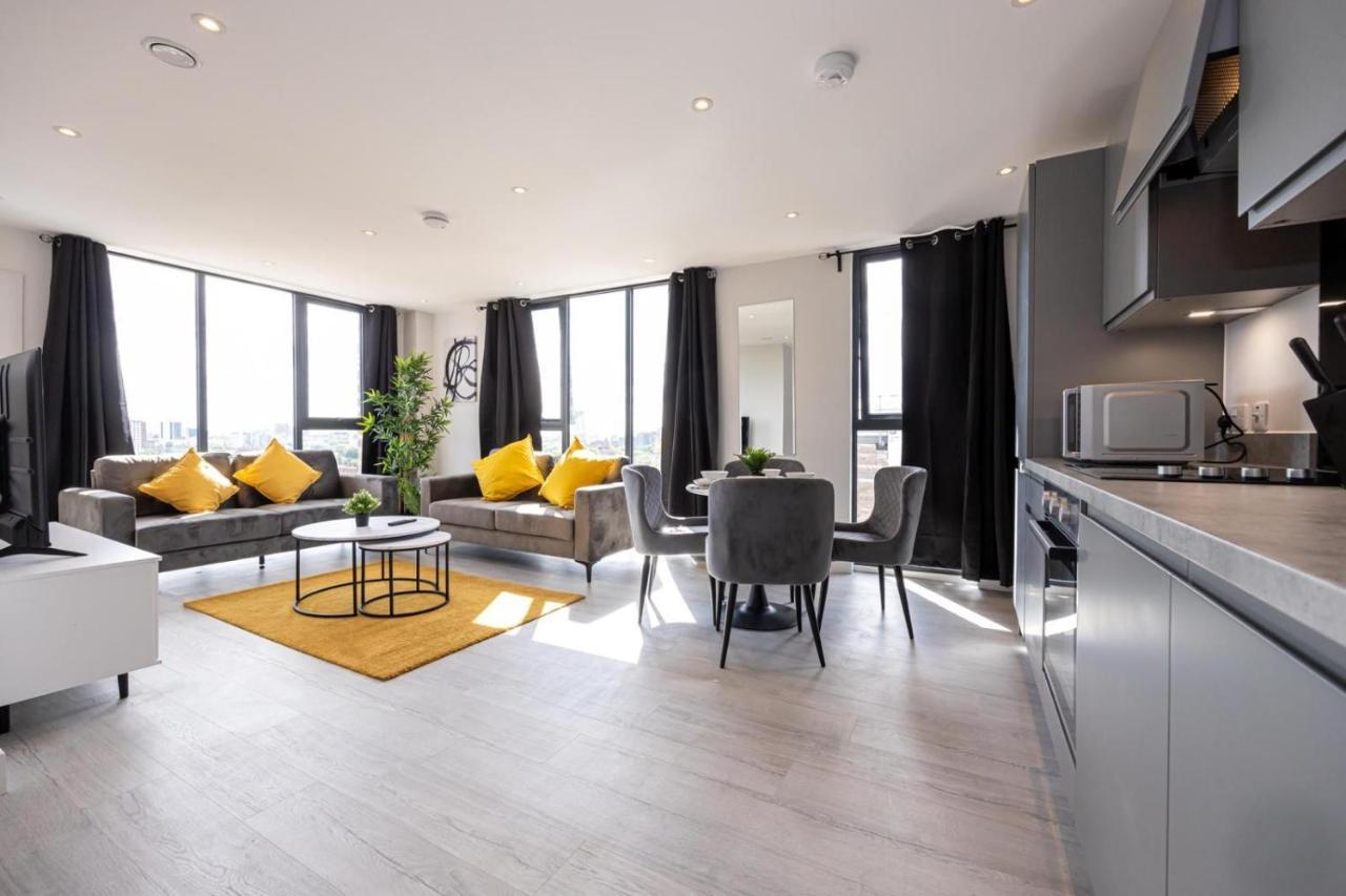 Contemporary 3 Bedrooms Apartment Manchester City Extérieur photo