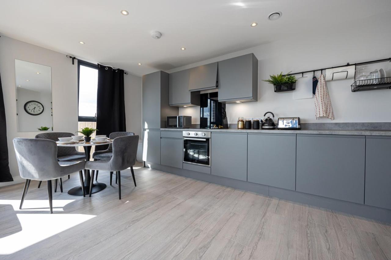 Contemporary 3 Bedrooms Apartment Manchester City Extérieur photo