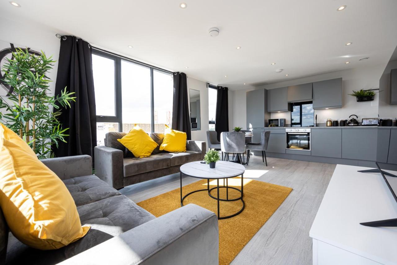 Contemporary 3 Bedrooms Apartment Manchester City Extérieur photo
