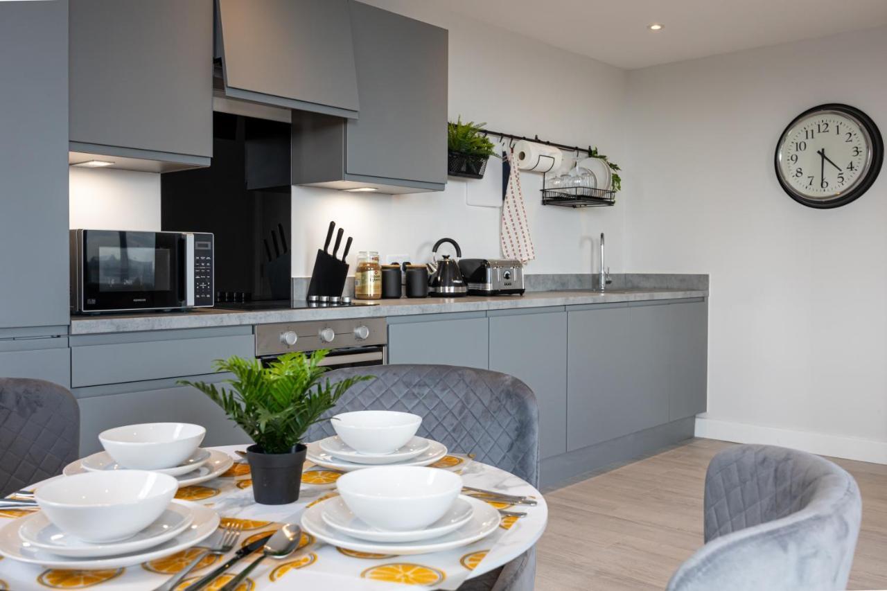 Contemporary 3 Bedrooms Apartment Manchester City Extérieur photo