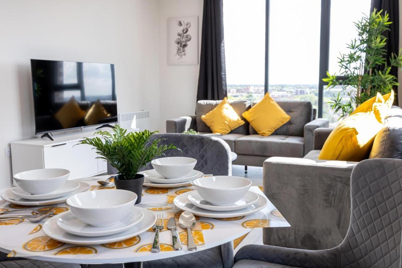 Contemporary 3 Bedrooms Apartment Manchester City Extérieur photo